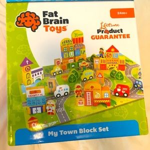 Fat brain toys my town block set